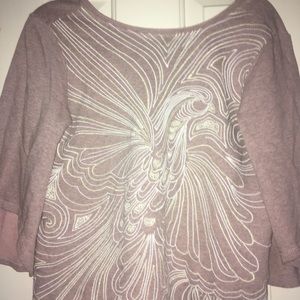 Blush nit Anthropologie top